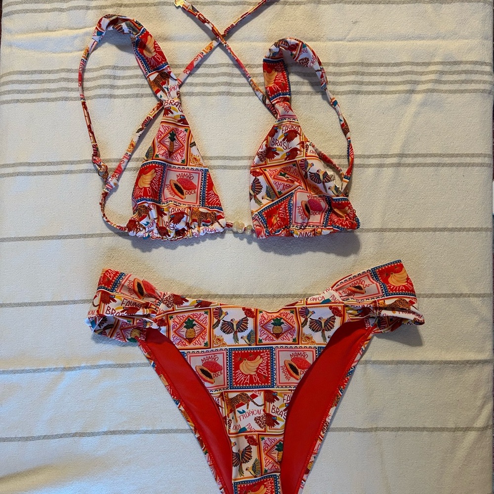 Colorful Patterned Bikini Set - Picture 12 of 12